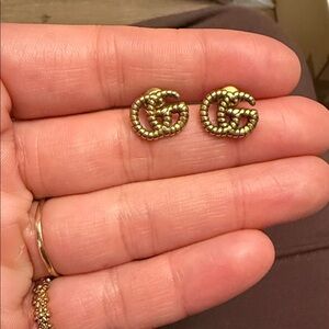Gucci Gold and bronze earrings